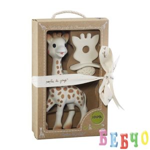 Подаръчен комплект  Софи жирафчето и гума за дъвчене  So pure