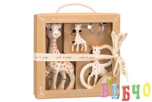 Подаръчен комплект  Софи жирафчето  Трио 
