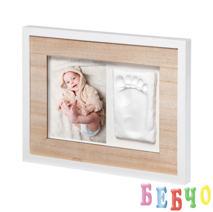 Отпечатък със снимка Wall Print Tiny Style Wooden Baby Art