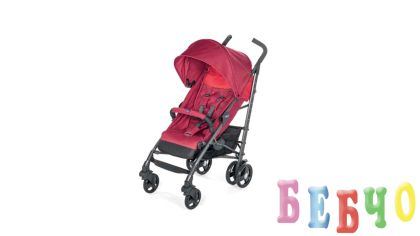 Бебешка количка Liteway Complete, 0м+ Red Berry