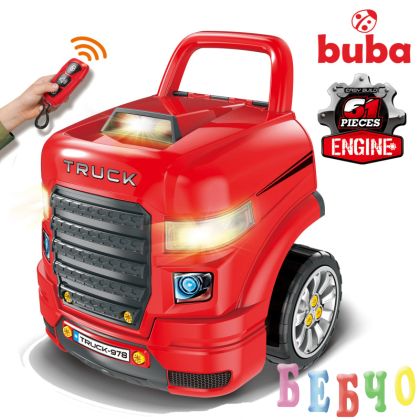 Детски интерактивен автомобил/игра Buba Motor Sport, Червен