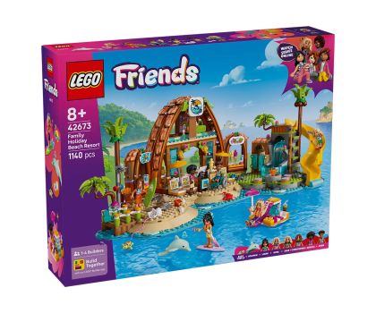 LEGO® Friends Семейна почивка в плажния курорт 42673 