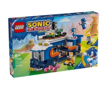 LEGO® Sonic the Hedgehog™ Команден камион на екипа на Sonic 77006 