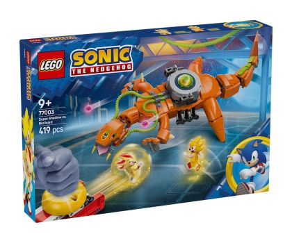 LEGO® Sonic the Hedgehog™ Super Shadow срещу Biolizard 77003 