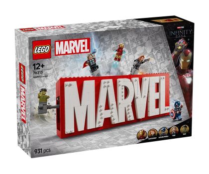 LEGO® Marvel Лого на MARVEL и минифигури 76313 