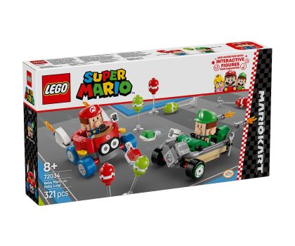 LEGO® Super Mario™  Mario Kart™ Baby Mario срещу Baby Luigi 72034