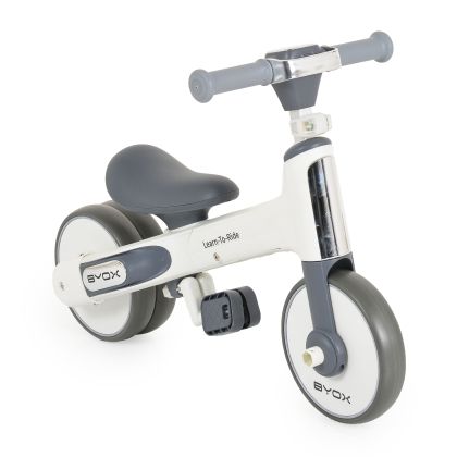 BYOX Мини баланс велосипед Learn to Ride 2в1 бял
