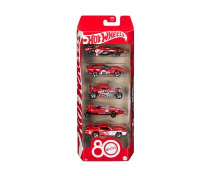 Hot Wheels Комплект от 5 колички 80 години Mattel