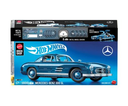 Brick Shop Hot Wheels Пpемиум конструктор Мерцедес-Бенц 300 SL 1600 елемента