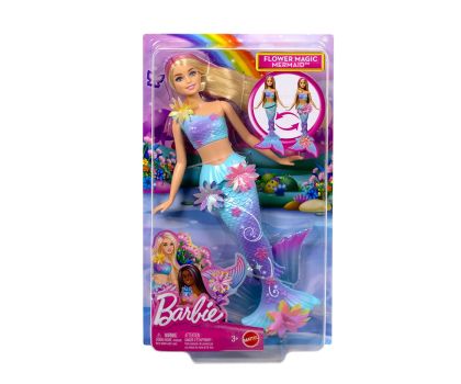 Barbie Кукла Вълшебна русалка с цветна магия блондинка