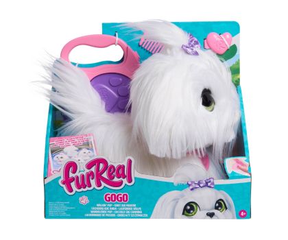 Fur Real Интерактивни животни Кученце ГоГо с каишка