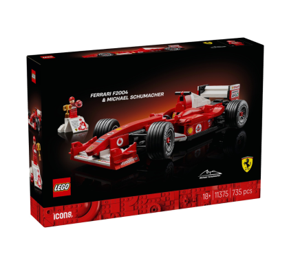LEGO® Icons Ferrari F2004 и Michael Schumacher 11375