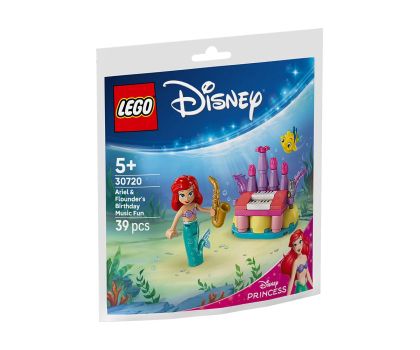 LEGO® Disney Princess Музикално забавление за рожден ден с Ариел и Флаундър 30720 