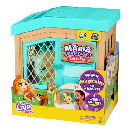 Moose Little Live Pets Морско свинче с 3 изненади Mama Surprise