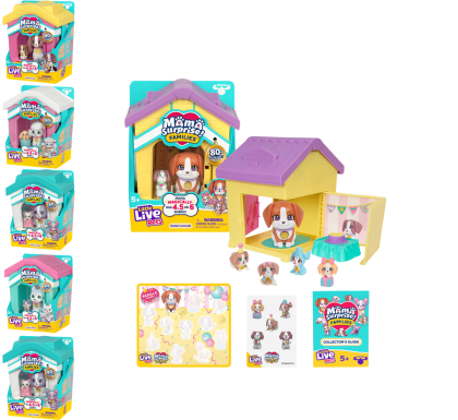 Moose Little Live Pets Mama Surprise Families Къщата на Мама с Бебета Изненада