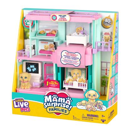 Moose Live Pets Mama Surprise Families Ветеринарна клиника с Мама с 3 бебета