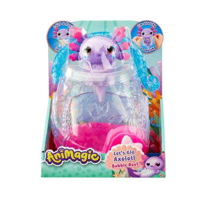 Animagic Аксолотъл с аквариум Bubble Reef