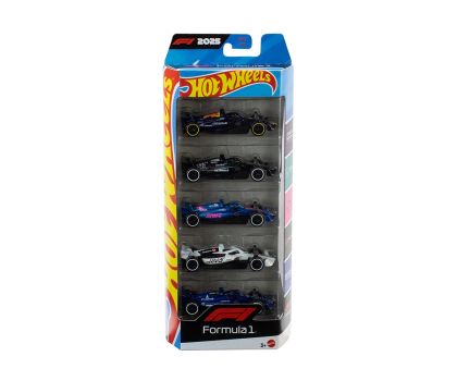 Hot Wheels Комплект 5 броя колички Формула 1