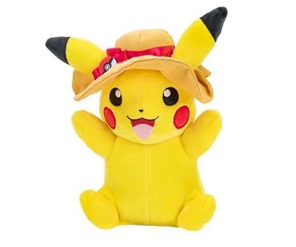 Pokemon Плюшена фигура Пикачу с шапка 20 см