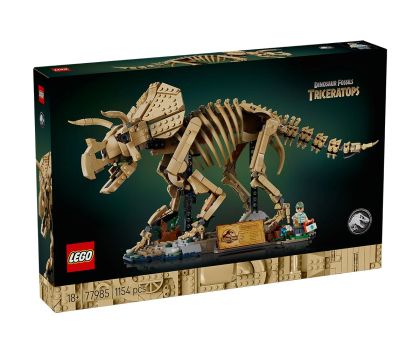 LEGO® Jurassic World Вкаменелости от динозаври: трицератопс 77985 