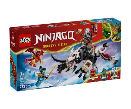 LEGO® NINJAGO Зилвар и Гримтак - чудовището-дракон 71863 