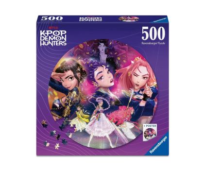 Ravensburger Кръгъл пъзел 500 ел. Kpop For the fans!