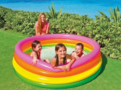 INTEX Детски надуваем басейн Sunset Glow Голям
