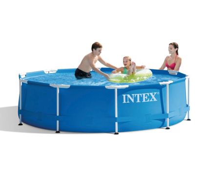 INTEX Сглобяем басейн Metal Frame с филтърна помпа, 305 х 76 см.