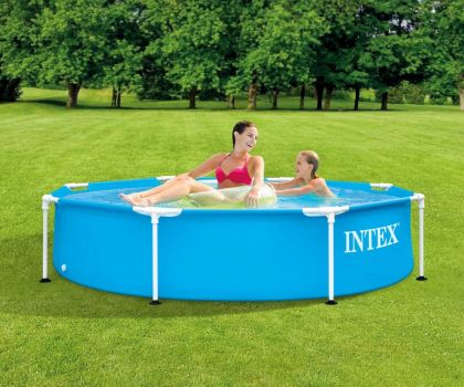 INTEX Сглобяем басейн с рамка, 244 х 51см
