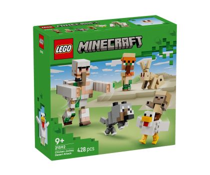 LEGO® Minecraft Пустинната атака на жокея на пилета 21592 