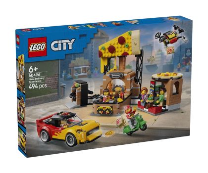LEGO® City Доставка на пица с превозни средства 60496 