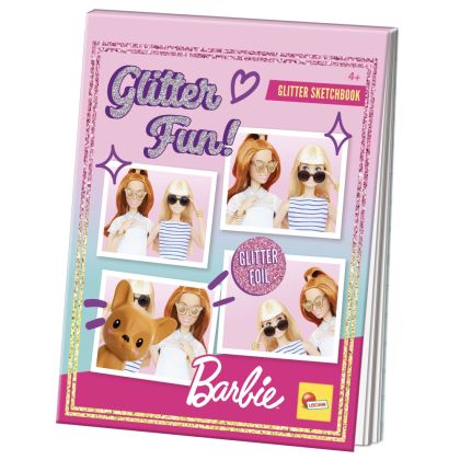Lisciani Книжка за оцветяване с блясък Barbie