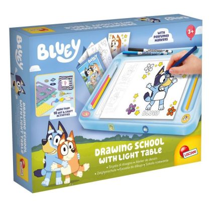 Lisciani Училище по рисуване със светеща дъска Bluey