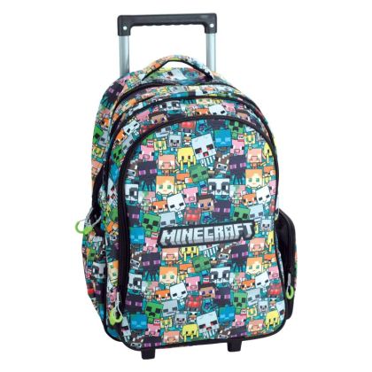 Ученическа раница на колела Minecraft Chibi