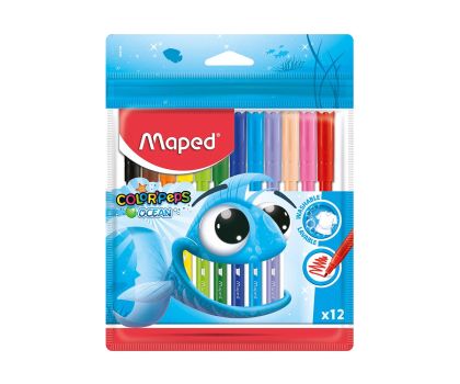 Maped Флумастери Color peps океан, 12 цвята