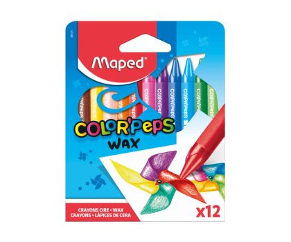 Maped Восъчни пастели Color peps океан, 12 цвята 