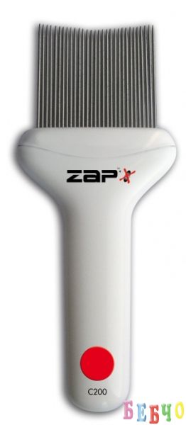 Електронен гребен против въшки Zap'X Z100