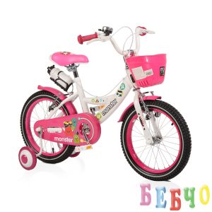 Детски велосипед 16" - 1681 розово