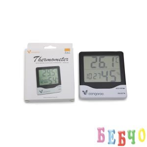 Термометър с дигитален часовник