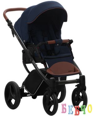 Комбинирана бебешка количка 2в1 LUCA 02 Black
