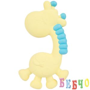 Гризалка-пискун от каучук Жирафчето Джери 3м+ Playgro
