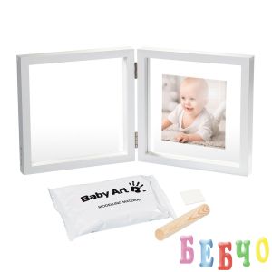BABY ART Бяла рамка за отпечатък и снимка My Baby Style