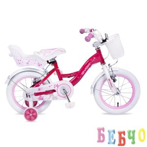 Детски велосипед 14'' Flower розов