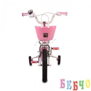 Детски велосипед 14" със светеща рамка - 1490 розов