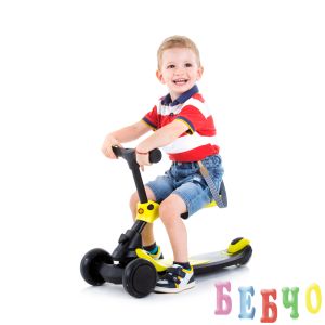 Детска играчка скутер 2в1"X-PRESS" жълта