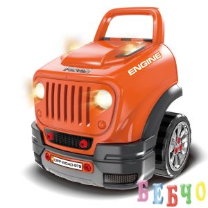 Детски интерактивен автомобил/игра Buba Motor Sport,  Оранжев
