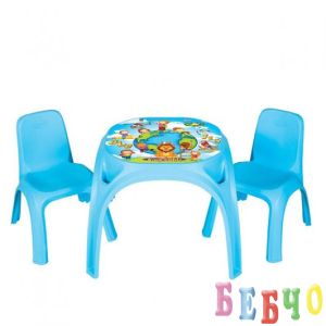 Детска маса с два стола KING PILSAN