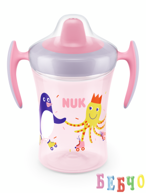 NUK EVOLUTION Trainer Cup 230мл., 6+ месеца girl