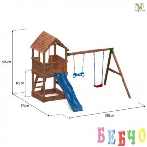 Fungoo JOY+MOVE+STEP ON+FREE TIME детска площадка