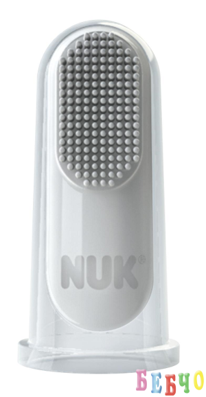 NUK пръстче за масаж + паста за зъби